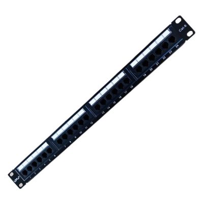 Picture of LDR 24 Port Cat6/5e Patch Panel Rack Mount - 1U