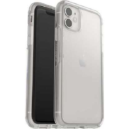 Picture of OtterBox Symmetry Clear Apple iPhone 11 Case Clear - (77-62474), DROP+ 3X Military Standard, Raised Edges, Ultra-Sleek, 7 Years Warranty