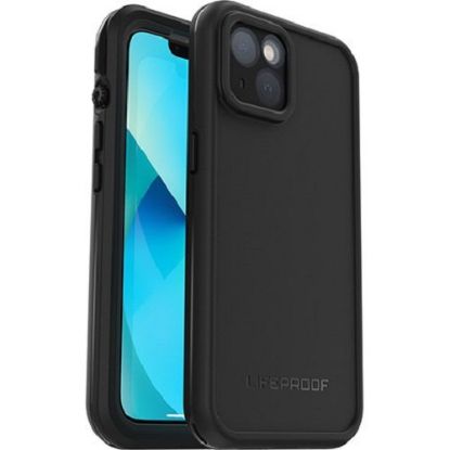Picture of LifeProof FRE Apple iPhone 13 Case Black - (77-85527), WaterProof, 2M DropProof, DirtProof, 360° Protection Built-In Screen-Cover, 7 Years Warranty