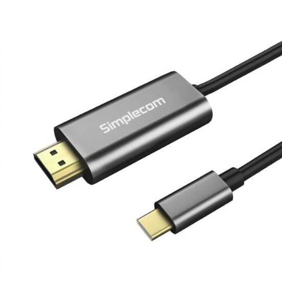 Picture of Simplecom DA321 USB-C Type C to HDMI Cable 1.8M (6ft) 4K@30Hz