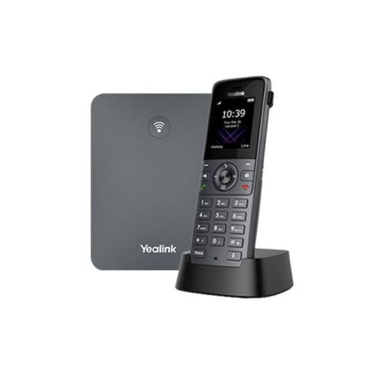 Picture of Yealink W73P High-Performance IP DECT Solution including W73H Handset and W70B Base Station, Up to 20 simultaneous calls, Flexible Noise Reduction