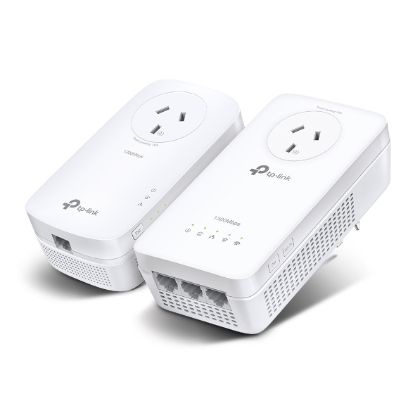 Picture of TP-Link TL-WPA8631P KIT AV1300 Gigabit Passthrough Powerline AC Wi-Fi Kit AV2 300Mbps 867Mbps 2x2MU-MIMO 300m Range