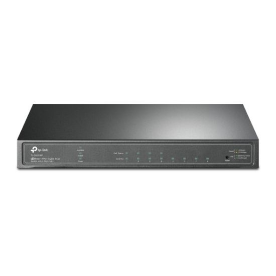 Picture of TP-Link SG2008P JetStream 8-Port Gigabit Smart Switch with 4-Port PoE+ Fanless Support Omada SDN, 802.1p CoS/DSCP QOS and IGMP Snooping