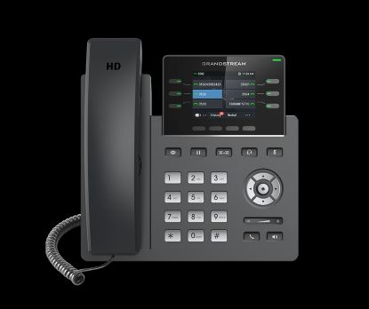 Picture of Grandstream GRP2613 6 Line IP Phone, 3 SIP Accounts, 320x240 Colour Screen, HD Audio, Powerable Via POE