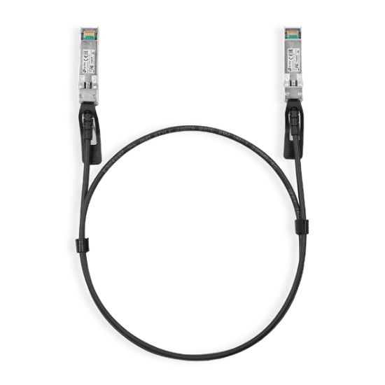 Picture of TP-Link TL-SM5220-1M 1 Meter 10G SFP+ Direct Attach Cable, Drives 10 Gigabit Ethernet, 10G SFP+ Connector on Both Sides (Replaces TXC432-CU1M)