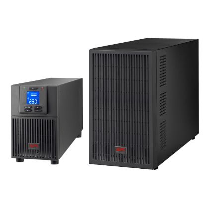 Picture of APC Easy UPS On-Line, 2000VA/1600W, Tower, 230V, 4x IEC C13 outlets, Intelligent Card Slot, LCD, Extended runtime