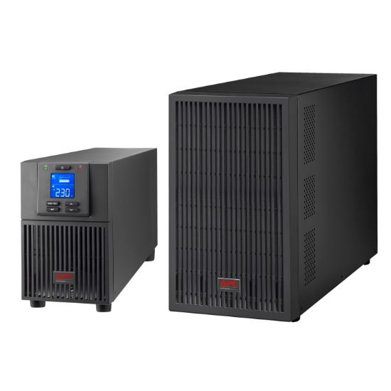 Picture of APC Easy UPS On-Line, 2000VA/1600W, Tower, 230V, 4x IEC C13 outlets, Intelligent Card Slot, LCD, Extended runtime