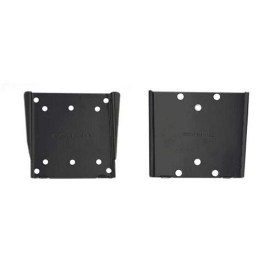 Picture of Brateck 2 Piece LCD Wall Mount VESA  50mm/75mm/100mm 13' -27'up to 30 Kg, Fine Texture Black, 15x140x120mm