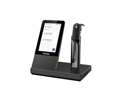Picture of Yealink WH67 Teams DECT Wireless Convertible Headset, UC Workstation, HD Voice,2-Mic Noise Cancellation,Teams Certified, Lightweight, 4 Wearing Styles