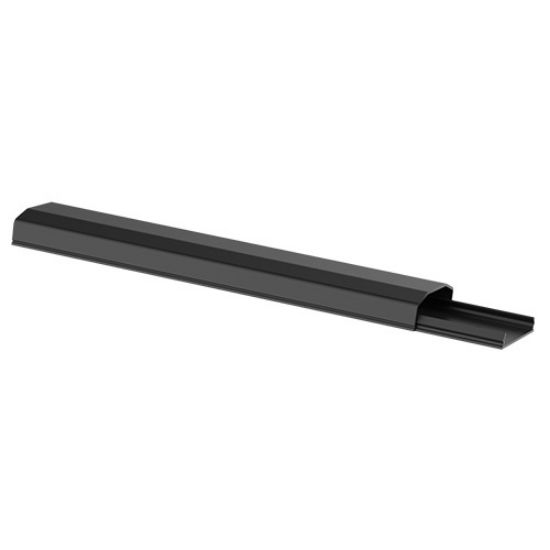Picture of Brateck Plastic Cable Cover - 250mm Material: Polyvinyl Chloride(PVC) Dimensions 60x20x250mm - Black (LS)