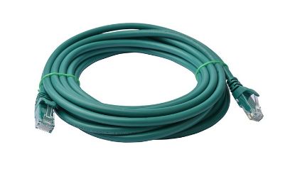 Picture of 8Ware CAT6A Cable 5m - Green Color RJ45 Ethernet Network LAN UTP Patch Cord Snagless