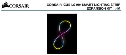 Picture of Corsair  iCUE LS100 Smart Lighting Strip Expansion Kit 1x 1.4 Meter 84 Individually Addressable LED.