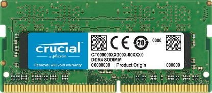 Picture of Crucial 16GB (1x16GB) DDR4 SODIMM 3200MHz CL22 1.2V Single Ranked Notebook Laptop Memory RAM