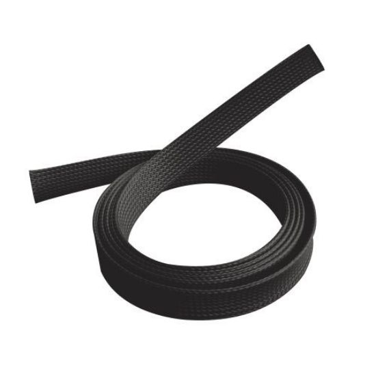 Picture of Brateck Braided Cable Sock (40mm/1.6' Width)  Material Polyester Dimensions1000x40mm -- Black (LS)