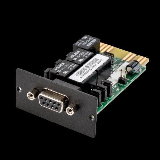 Picture of PowerShield Internal Relay Comms Card with DB-9 Connector, enhances communication capabilities for UPS systems