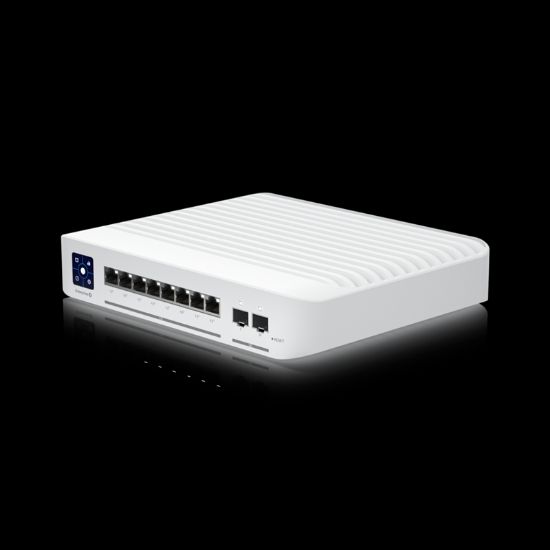 Picture of Ubiquiti Switch Enterprise 8-port PoE+ 8x2.5GbE, Ideal For Wi-Fi 6 AP, 2x 10g SFP+ Ports For Uplinks, Managed Layer 3 Switch,