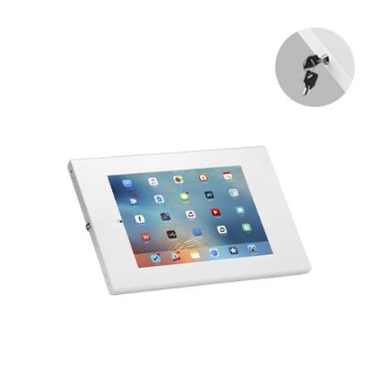 Picture of Brateck Anti-Theft Wall-Mounted Tablet Enclosure Fit most 9.7' to 11' tablets including iPad, iPad Air, iPad Pro,- White 226x343x22.5mm