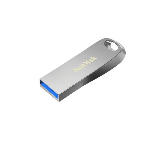 Picture of SanDisk 64GB Ultra Luxe USB3.1 Flash Drive Memory Stick USB Type-A 150MB/s capless sliver 5 Years Limited Warranty