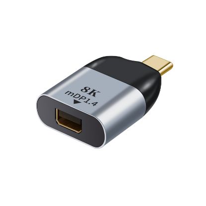 Picture of Astrotek USB-C to Mini DP DisplayPort Male to female adapter support 8K@60Hz 4K@60Hz for iPad Pro Macbook Air Samsung Galaxy MS Surface Dell XPS