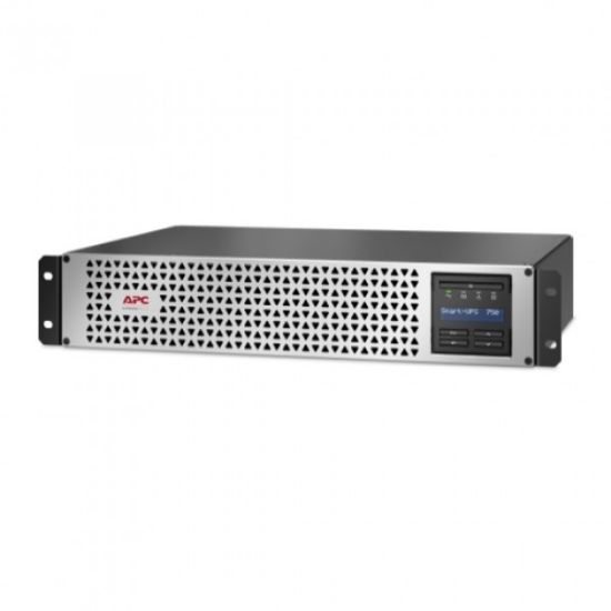 Picture of APC Smart-UPS 750VA/600W Line Interactive UPS,2U Rackmount,230V/10A Input, 6x IEC C13 Outlets, Li-Ion Battery, SmartConnect,Short Depth