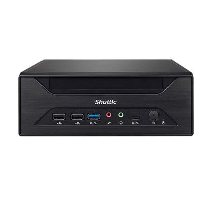 Picture of Shuttle XH610 XPC Intel 14th/13th/12th Gen LGA1700 socket, 3L, H610, 2x LAN, 2x COM, HDMI, DP, VGA,  3x 2.5' HDD/SSD, 120W