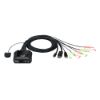 Picture of Aten 2-Port USB-C DisplayPort Hybrid Cable KVM Switch