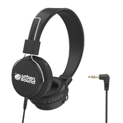 Picture of Verbatim Urban Sound Kid’s Headphones, Volume limiting for ear protection. Lightweight 1.2M, Gold plated 3.5mm Jack. High Quality, Ambient Awareness