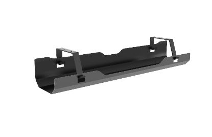 Picture of Brateck Under-Desk Cable Management Tray -  Dimensions:600x135x108mm - Black