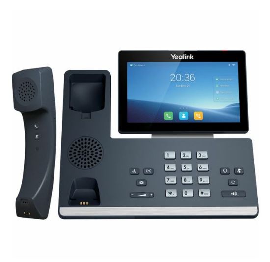 Picture of Yealink T58WP 16 Line IP HD Android Phone, colour touch screen, BT Handset (BTH58), HD voice, Dual Gig Ports, Built in Bluetooth & WiFi, USB 2.0 Port