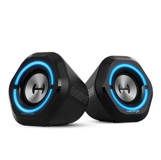 Picture of Edifier G1000 Gaming 2.0 Speakers System - Bluetooth V5.0/ USB Audio/ AUX Input/RGB 10 Light Effects/ 10W RMS Power - Black