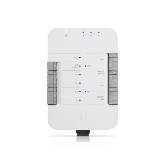 Picture of Ubiquiti UniFi Access Door Hub，Single Door Entry Mechanism，PoE Power, Support UA-LITE& UA-PRO,Four Inputs &12v Dry Relays for Most Door Lock