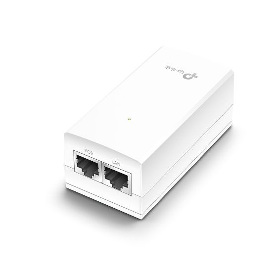 Picture of TP-Link POE4818G Omada 48V Passive PoE Injector Adapter, 1× Gigabit PoE Port, 1× Gigabit Non-PoE Port