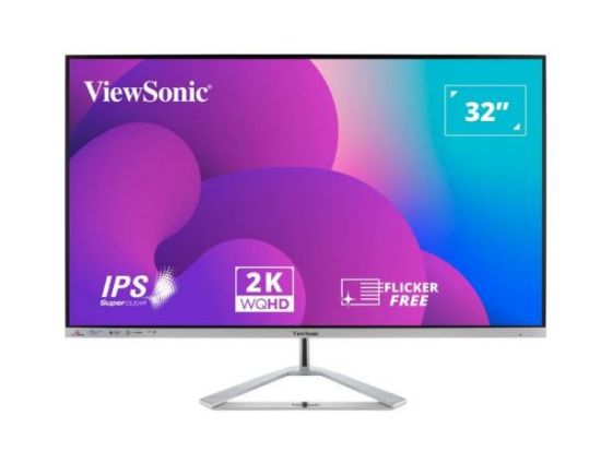 Picture of ViewSonic 32' 2K QHD (2560 x 1440) Business Professional Ultra Thin Stylish, Elegant,SuperClear IPS, low energy 36w, 3 year warranty