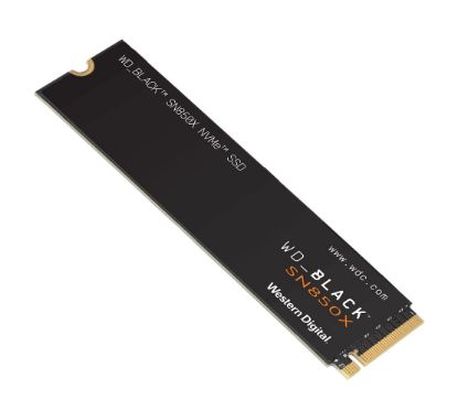 Picture of Western Digital WD Black SN850X 1TB Gen4 NVMe SSD for PS5 - 7300MB/s 6300MB/s R/W 600TBW 1100K/800K IOPS 1.75M Hrs MTBF 5yrs ~WDS100T1X0E