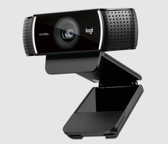 Picture of Logitech C922 Pro Stream Full HD Webcam 30fps at 1080p Autofocus Light Correction 2 Stereo Microphones 78° FoV 3mths XSplit License ~VILT-C922