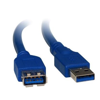 Picture of 8Ware USB 3.0 Extension Cable 2m A to A Male to Female Blue