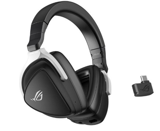 Picture of ASUS ROG DELTA S WIRELESS Gaming Headset AI Noise Cancelation Microphones PC/MAC/PS4/PS5/Nintendo Switch/Android/Bluetooth device AI Noise Cancelation