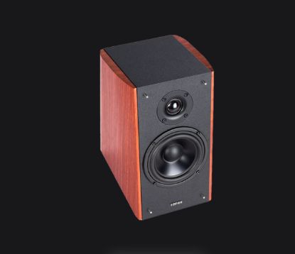 Picture of Edifier R2000DB-BROWN Powered Bluetooth Bookshelf Speakers 25mm Eagle Eye tweeters 5 ' bass unit Pair devices via Bluetooth