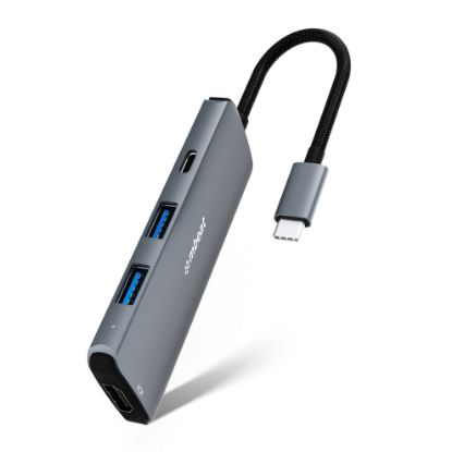 Picture of mbeat Elite 7-in-1 Multifunction USB-C 3.2 Hub with 8K HDMI 100W Pass Through - 1x HDMI, 2x USB-A 1x USB-C, 1x USB-C 100W Charging, 1x Micro-SD