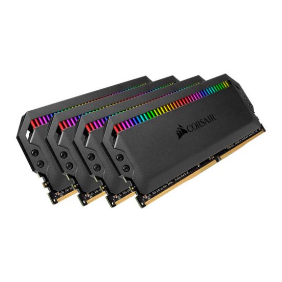 Picture of (LS)Corsair Dominator Platinum RGB 64GB (4x16GB) DDR4 3200MHz C16 XMP 2.0 White Desktop PC Gaming Memory (LS> CMT32GX4M2E3200C16
