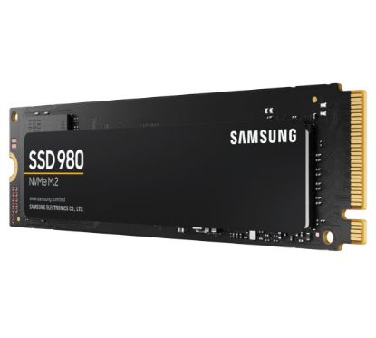 Picture of Samsung 980 1TB NVMe SSD 3500MB/s 3000MB/s R/W 500K/480K IOPS 600TBW 1.5M Hrs MTBF AES 256-bit Encryption M.2 2280 PCIe 3.0 Gen3 5yrs Wty