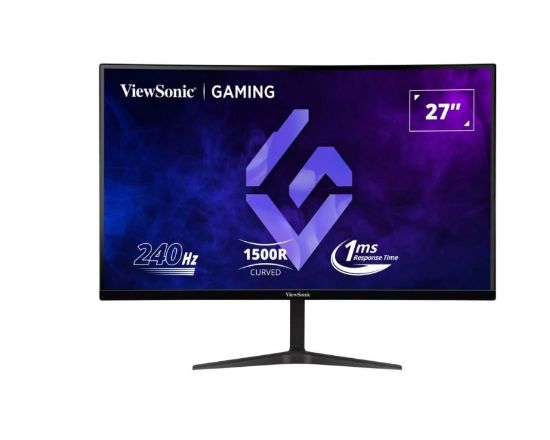 Picture of ViewSonic 27' Curved 240Hz 1ms FHD Ultra Smooth 1500R Adaptive - AMD Free Sync Premium, VX2719-PC-MHD Gaming Monitor