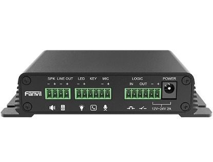 Picture of Fanvil PA2s Video Intercom & Paging Gateway, Emergency call button interface, active call, NVR video recording, standard RJ45 interface