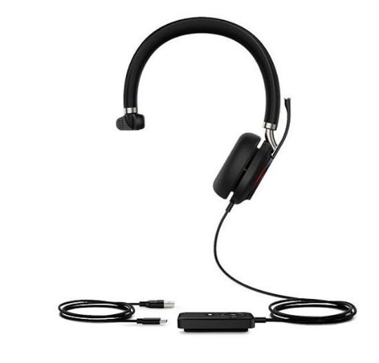 Picture of Yealink UH38 Mono USB and Bluetooth Headset,USB-A, UC Call Controller, Dual Noise-Canceling Mics, Busy Light, Microsoft Teams & UC Certified, EOL