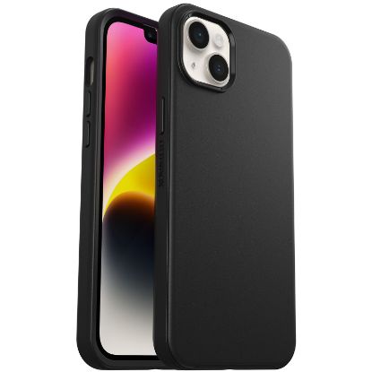 Picture of OtterBox Symmetry Apple iPhone 14 Plus Case Black - (77-88461), DROP+ 3X Military Standard, Ultra-Sleek,Durable Protection,7 Years Warranty