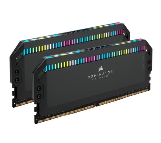 Picture of Corsair DOMINATOR® Platinum RGB 64GB (4x16GB) DDR5 UDIMM 6600Mhz C32 1.1V Black Desktop PC Gaming Memory