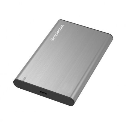 Picture of Simplecom SE221 Aluminium 2.5'' SATA HDD/SSD to USB 3.1 Enclosure Grey USB 3.1 Gen 1 support up to 5Gbps data transfer rate