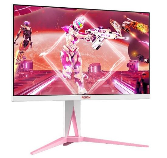 Picture of AGON AG275QXR 27' Pink 1ms 170hz, IPS  2560 × 1440 (QHD), Free-Sync Premium HDR 400 ,HDMI2.0,DP, USB hub 3.2 x 2 Special Edition Monitor (LS)