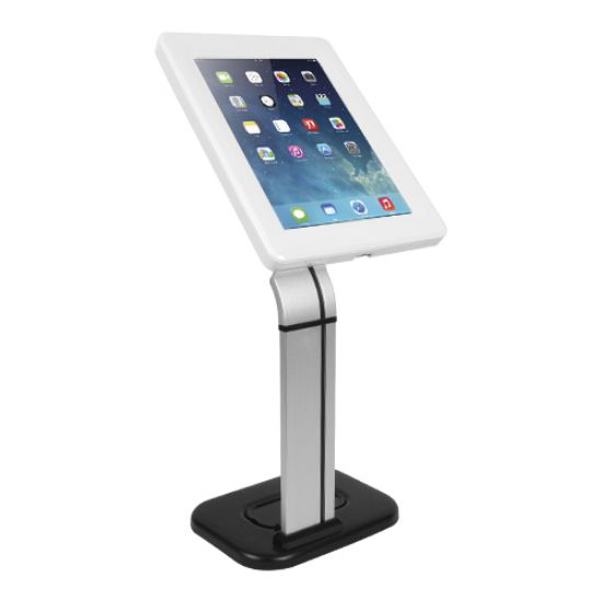 Picture of Brateck Anti-theft Countertop Tablet Kiosk Stand with Steel Base Fit Screen Size  9.7'-10.1' 262x261x485mm Anti-theft Lock with a Key (LS)