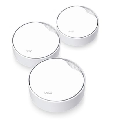 Picture of TP-Link Deco X50-PoE(3-pack) AX3000 Whole Home Mesh WiFi 6 System with PoE,  574 Mbps at 2.4 GHz + 2402 Mbps at 5 GHz